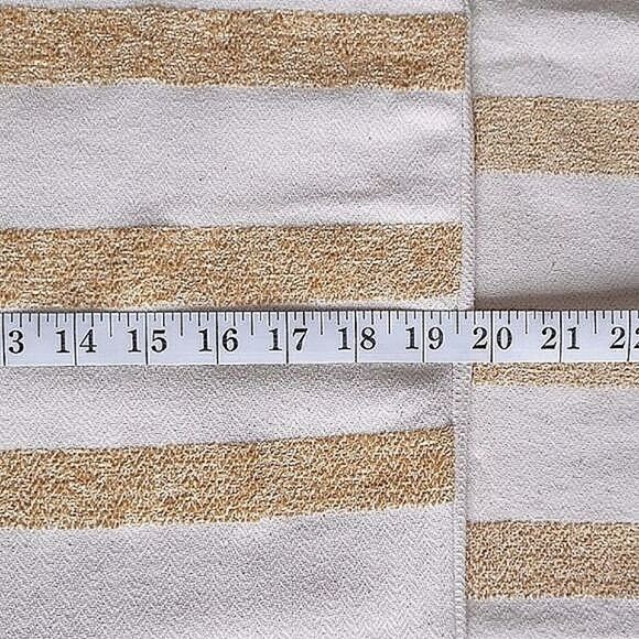 IKEA Knipparv woven striped square pillow cases - Picture 5 of 10